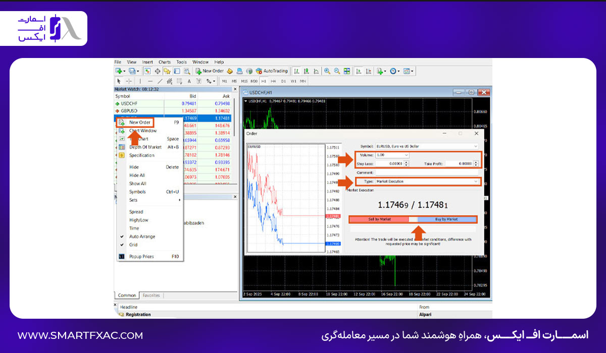نحوه ثبت معامله جدید (خرید و فروش)