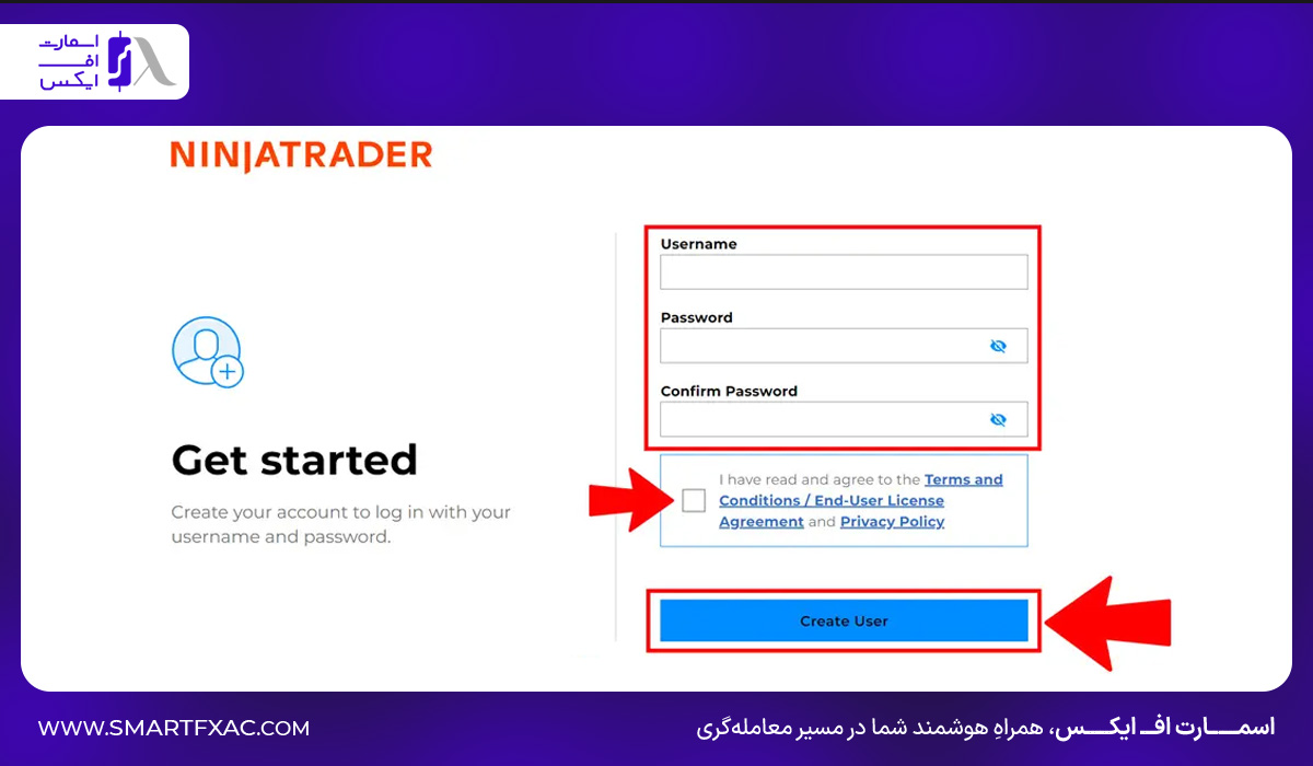 نینجا تریدر (NinjaTrader) چیست؟ | آموزش ابزارهای پیشرفته در NinjaTrader 5 آموزش ایجاد حساب در نینجا تریدر