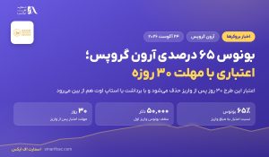 کردیت موقت ۶۵ درصدی آرون گروپس؛ اعتباری که ۳۰ روزه حذف می‌شود