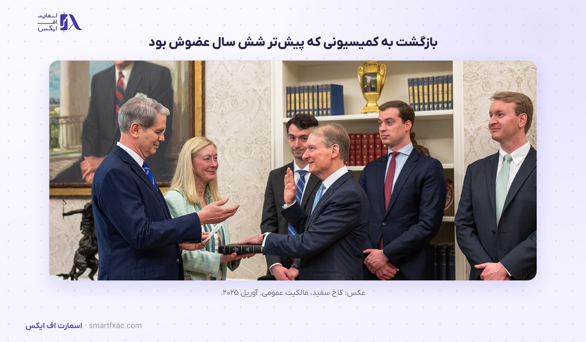 پل اتکینز، رئیس کمیسیون بورس آمریکا 5 پل اتکینز در بازگشت به کمیسیون بورس آمریکا