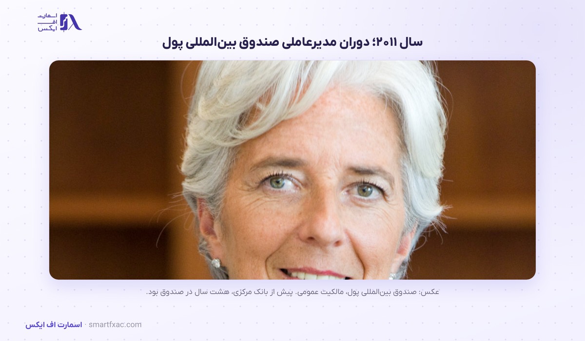 کریستین لاگارد، رئیس بانک مرکزی اروپا 1 کریستین لاگارد در دوران مدیرعاملی صندوق بینالمللی پول