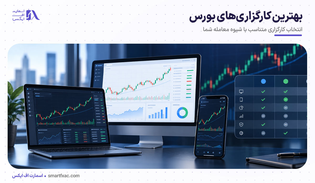  بهترین کارگزاری‌های بورس