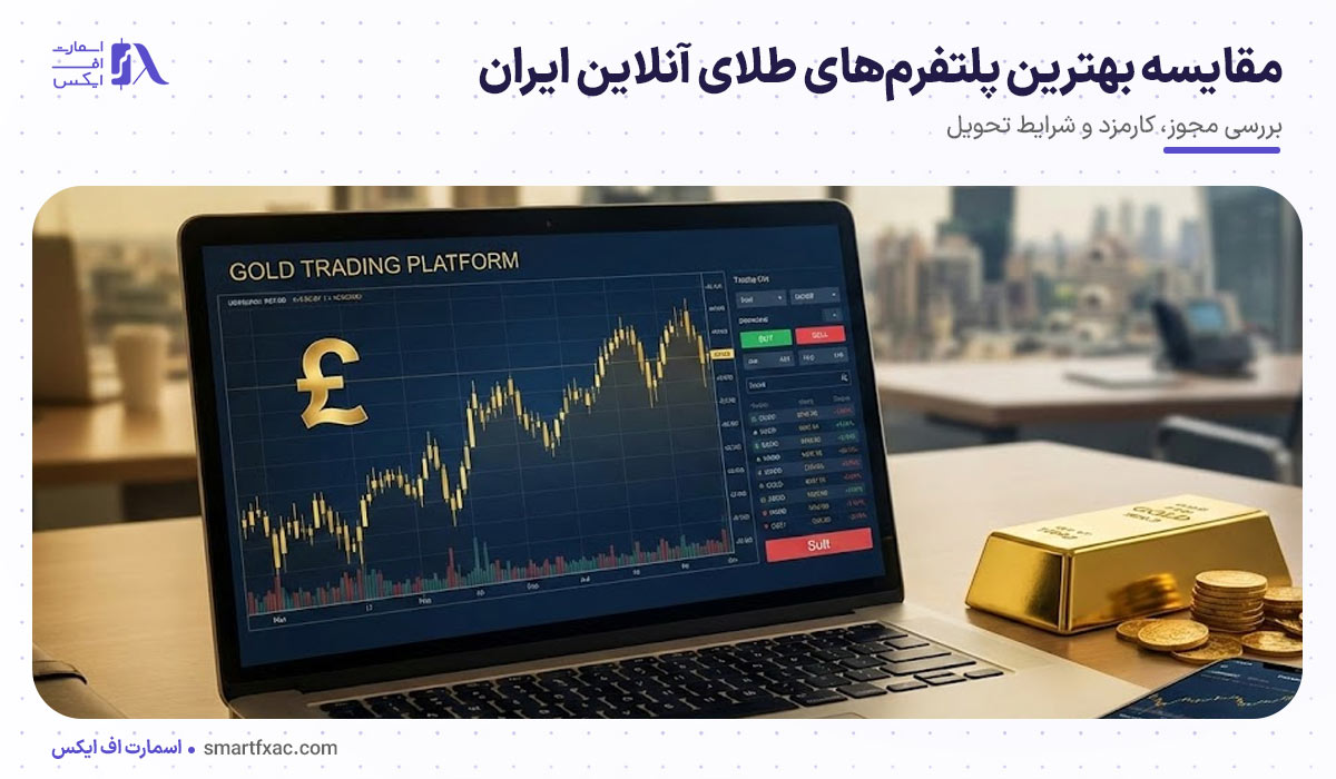 مقایسه بهترین پلتفرم‌های طلای آنلاین ایران