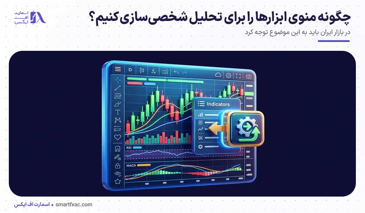 چگونه منوی ابزارها را برای تحلیل شخصی‌سازی کنیم؟