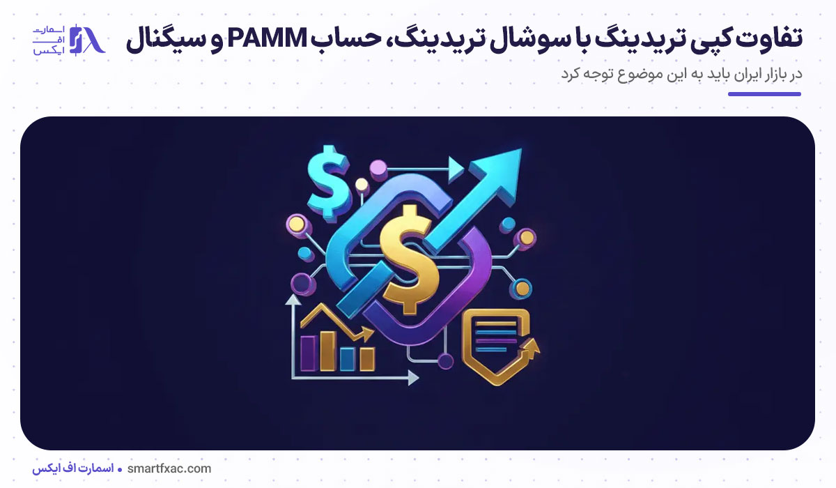 تفاوت کپی تریدینگ با سوشال تریدینگ، حساب PAMM و سیگنال