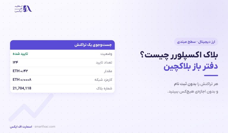 بلاک اکسپلورر چیست؟ | ۵ فیلد مهم و پیگیری واریز