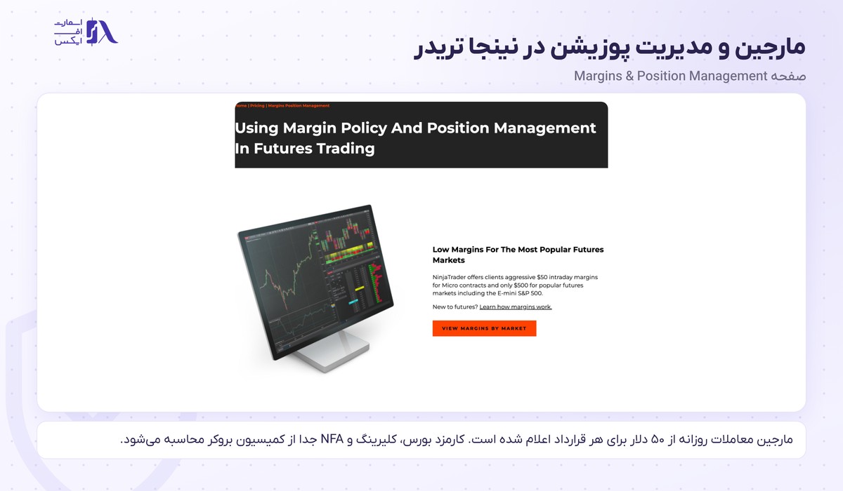 بروکر NinjaTrader | (نینجا تریدر) 4 مارجین و مدیریت پوزیشن در بروکر نینجا تریدر
