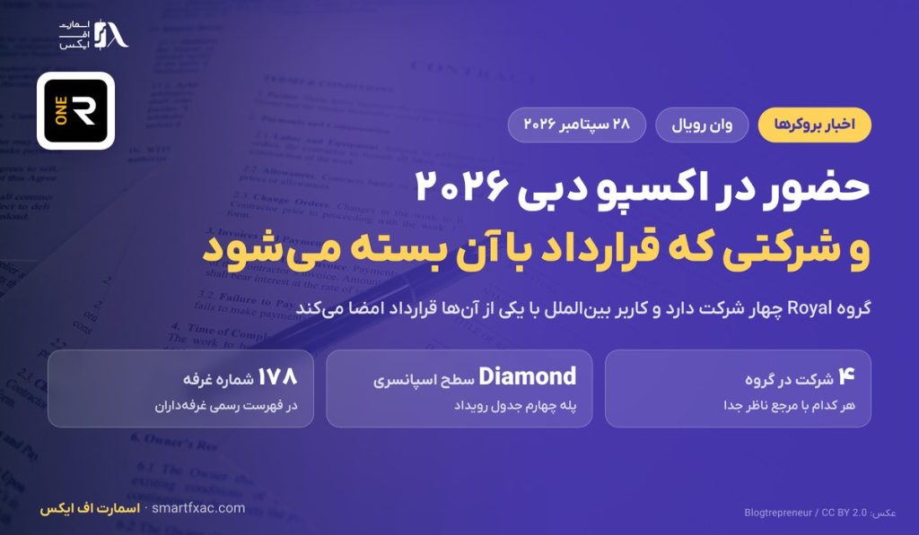 حضور وان رویال در فارکس اکسپو دبی ۲۰۲۶؛ شرکت طرف قرارداد کاربر کدام است