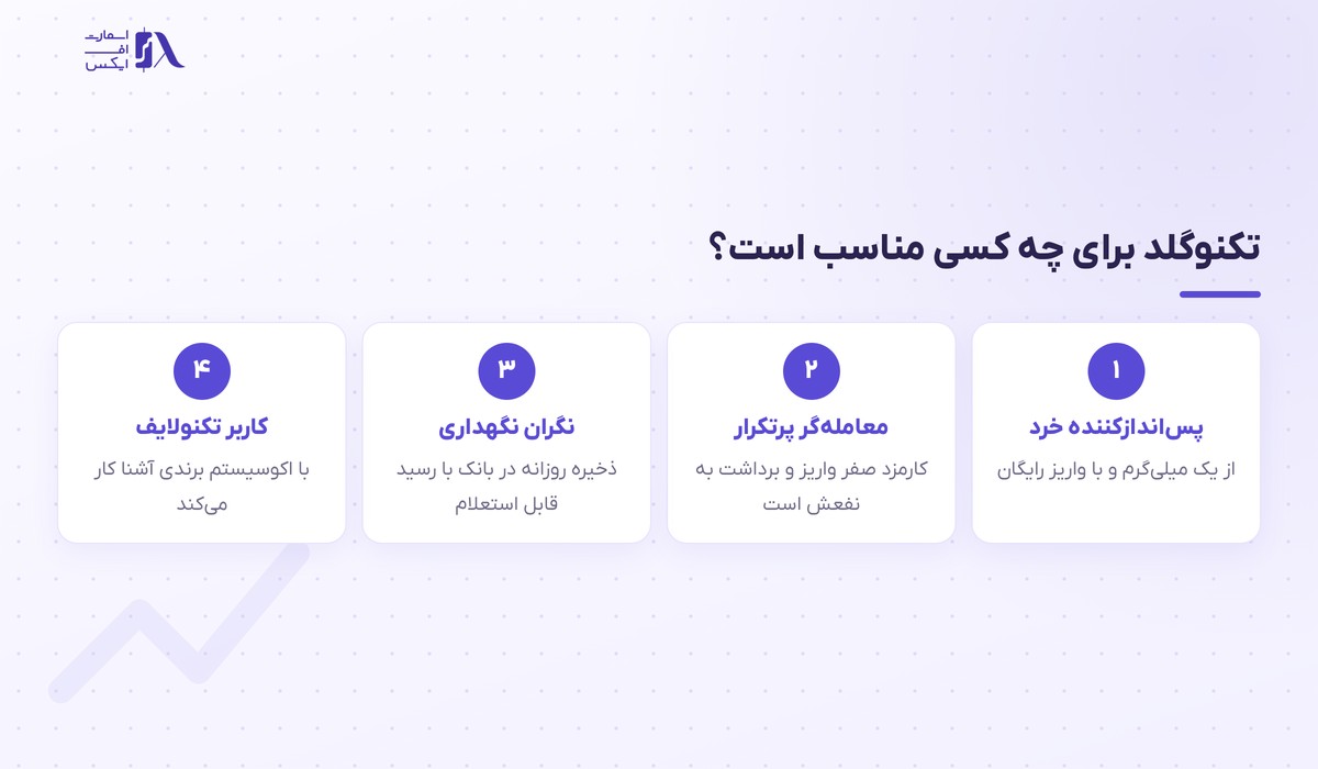 تکنوگلد | (TechnoGold) 8 تکنوگلد برای چه کاربرانی مناسب است