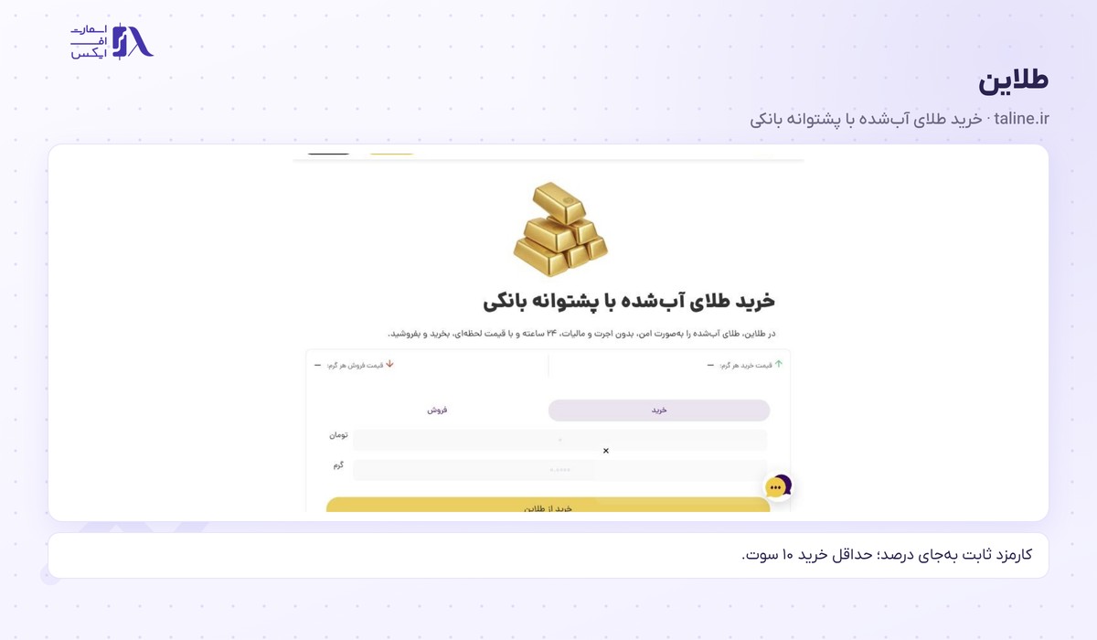 صفحه اصلی طلاین و فرم خرید طلای آب شده