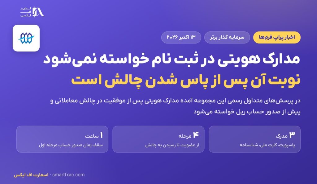 مدارک هویتی سرمایه گذار برتر در کدام مرحله خواسته می‌شود؛ سه قلم پذیرفته‌شده