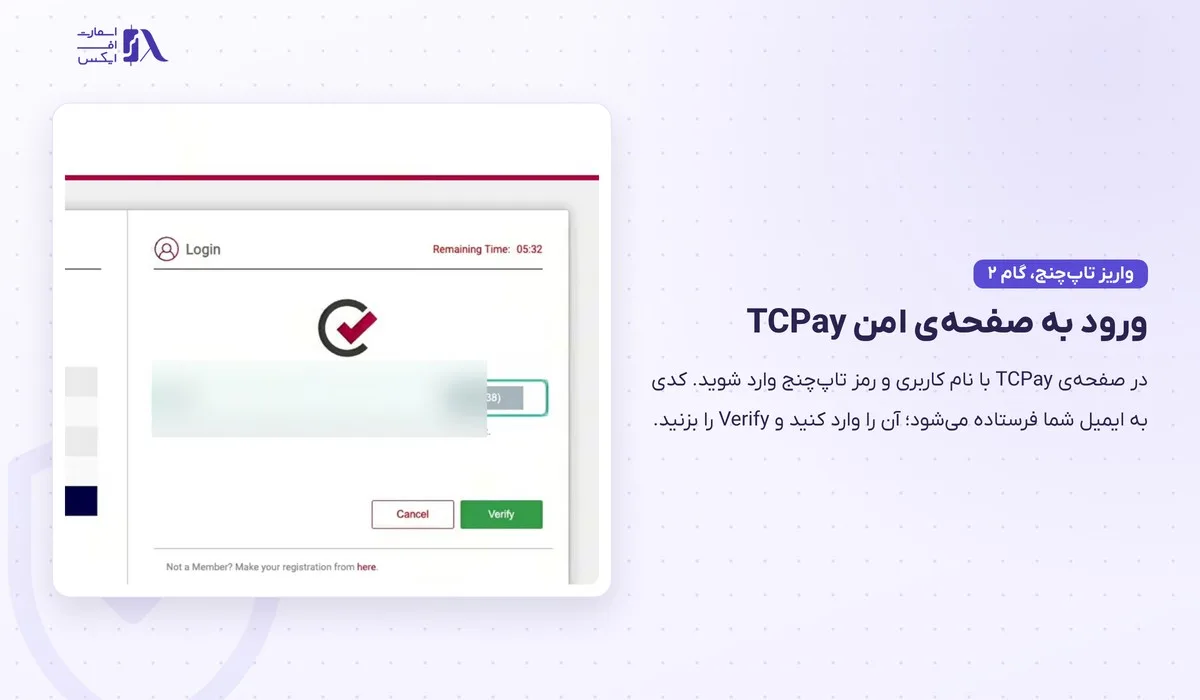 واریز و برداشت در بروکر وینگو؛ آموزش تتر، ریالی و قوانین برداشت 19 ورود به صفحهی TCPay برای واریز تاپچنج به وینگو